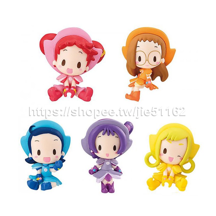 整套販售 現貨 魔女 doremi 見習魔女 小魔女 DOREMI 充電線 公仔 小魔女 魔法 抱線器 公仔 扭蛋 轉蛋