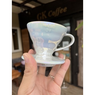 GK咖啡-Hario V60 01 鍍鈦磁石濾杯 珍珠美人魚風格