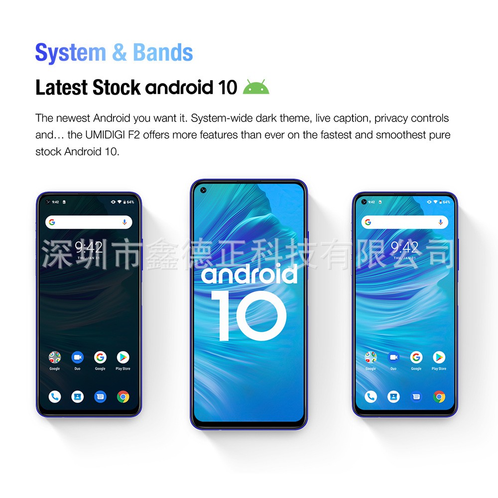 Umidigi F2 6 5寸紅色八核標配超高性價比智能手機 蝦皮購物