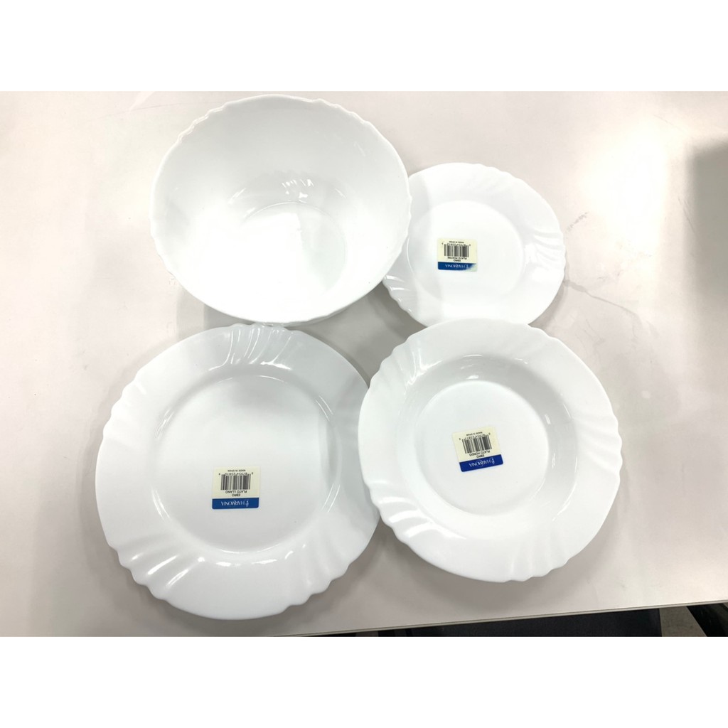 【全新絕版】西班牙製造精緻高雅白餐具組