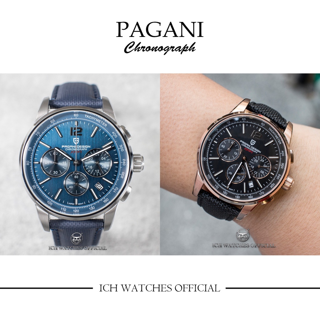 原裝進口美國Pagani Design PD-YS008 三眼計時錶手錶-賽車錶男錶女錶運動錶精品錶生日禮物父親節禮物