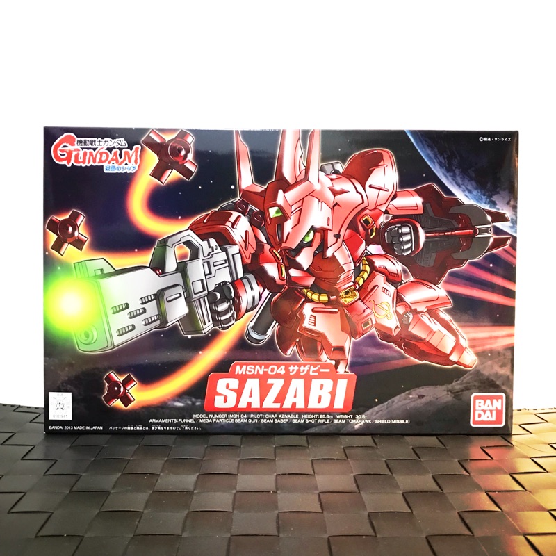 正版 萬代 BB戰士 382 沙薩比 MSN-04 SAZABI 逆襲的夏亞 夏亞 現貨