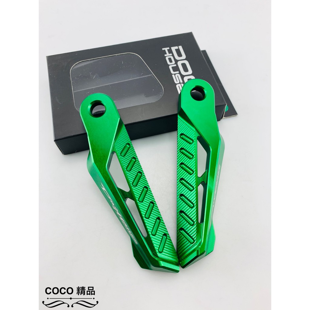 COCO機車精品 惡搞手工廠  CNC 鋁合金 飛炫踏板 腳踏板 適用車種 SMAX FORCE 勁戰 綠