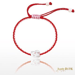 卡娜赫拉的小動物 - 草莓P助 - 純銀編織手鍊