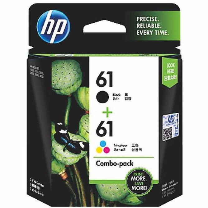 HP NO.61 原廠墨水匣 CH561WA∣CH562WA∣CR311AA (黑色+彩色) 組合包