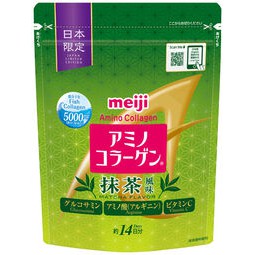 【日本代購】｜明治日本限定🇯🇵明治meiji 低分子膠原蛋白粉 抹茶風味 98g 14日份