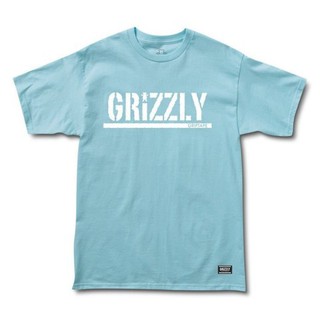 Grizzly OG Stamp T恤 (水藍)《Jimi Skate Shop》