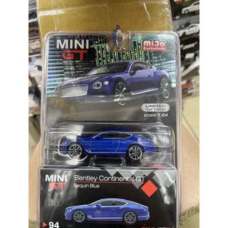 《模王》 1/64Mini GT模型合金車#94 Bentley continental GT