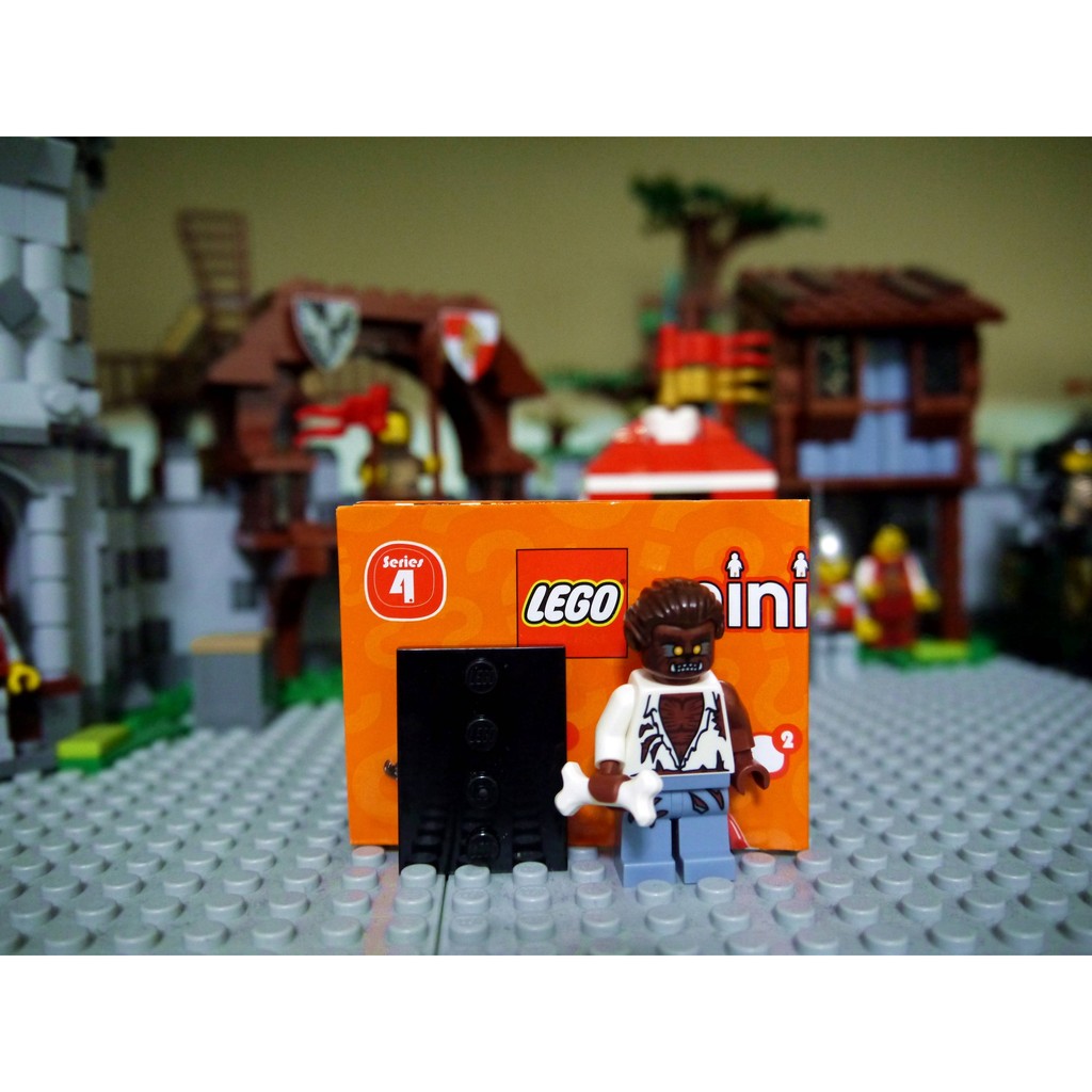 絕版樂高人偶 LEGO 8804 Minifigures Series 4 第四代  狼人