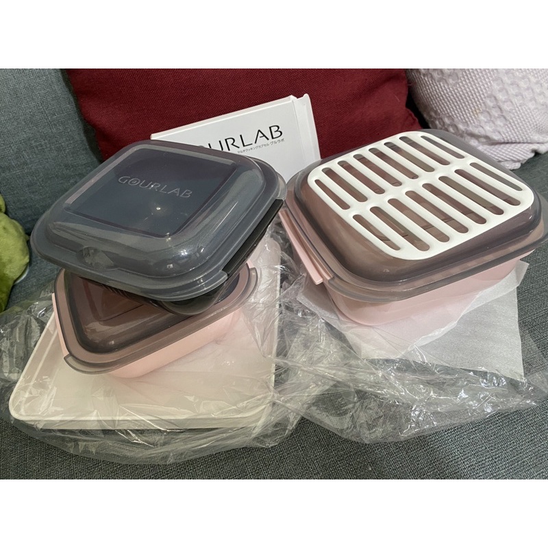 gourlab 微波盒 全新 會附粉色外盒
