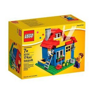 (記得小舖)美國正版 全新含盒 樂高 LEGO 40154 小房屋筆筒 Iconic Pencil Pot