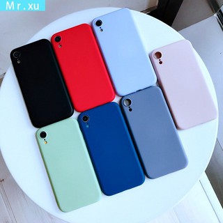 液態矽膠蘋果iPhone 6 6S 7 8 plus XR糖果手機殼保護套