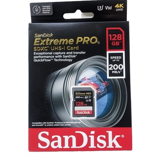 SanDisk Extreme Pro SDXC UHS-I(V30) 128GB 記憶卡 高速 200MB/s