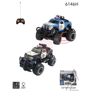 虎玩具 迷你小型遙控車 1:43 遙控車 悍馬 警車