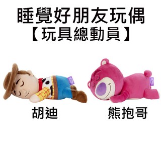 玩具總動員 睡覺好朋友 絨毛玩偶 娃娃 胡迪 熊抱哥 迪士尼 皮克斯 TAKARA TOMY