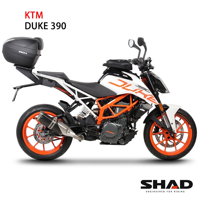 西班牙 SHAD專用後架 KTM DUKE390和DUKE250(17-23)可加購置物箱 總代理 摩斯達有限公司