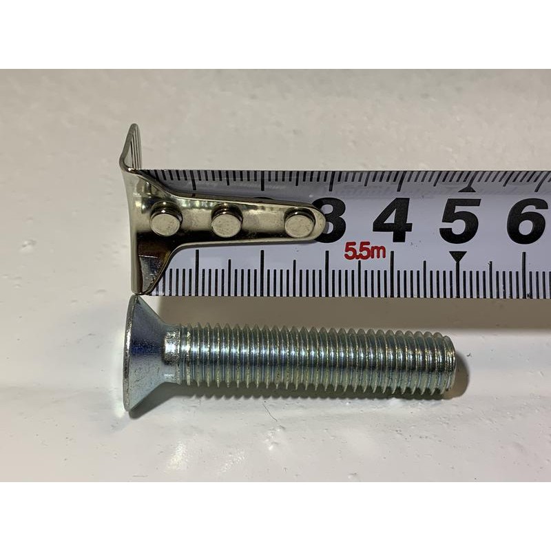 電鍍 鍍鋅 M10*50 皿頭十字 機械牙螺絲 牙規1.5 沙拉頭 單支