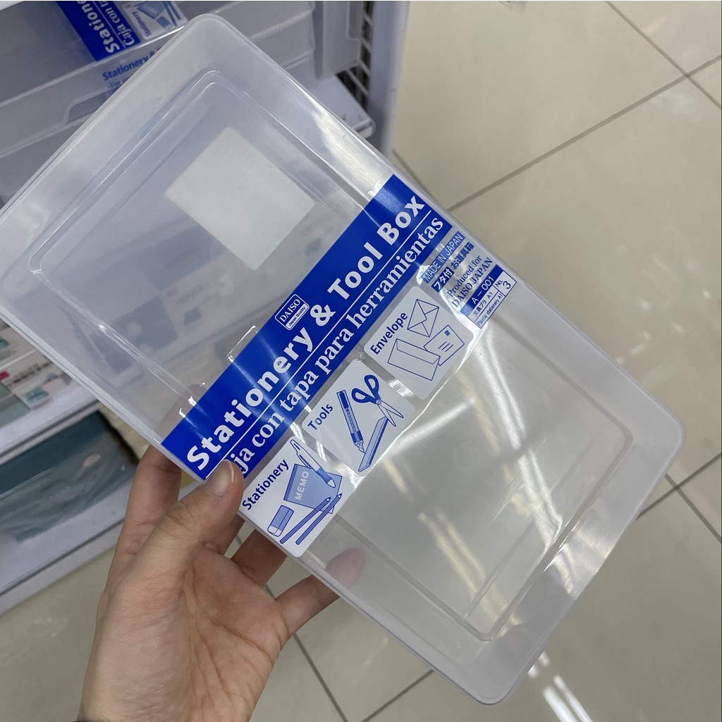 🎀大創代購🛒透明系文具小物雜物收納盒(日本製)