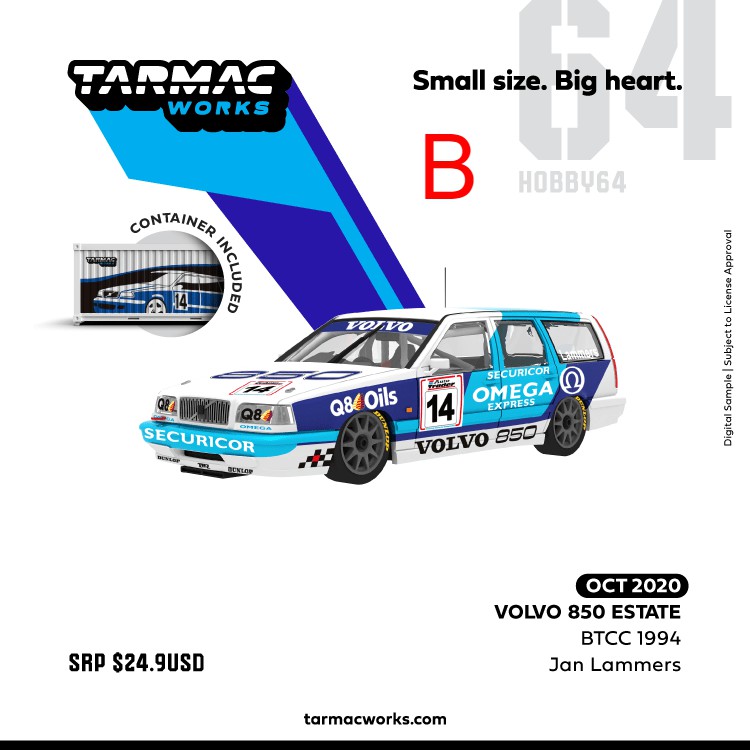 GL LAB - Tarmac  Volvo 850 Estate (#T64-039-94BTCC14)