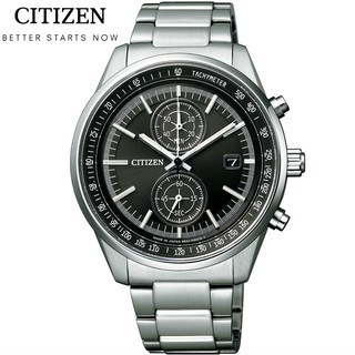 CITIZEN星辰錶 GENT'S 光動能計時腕錶CA7030-97E 黑/41mm