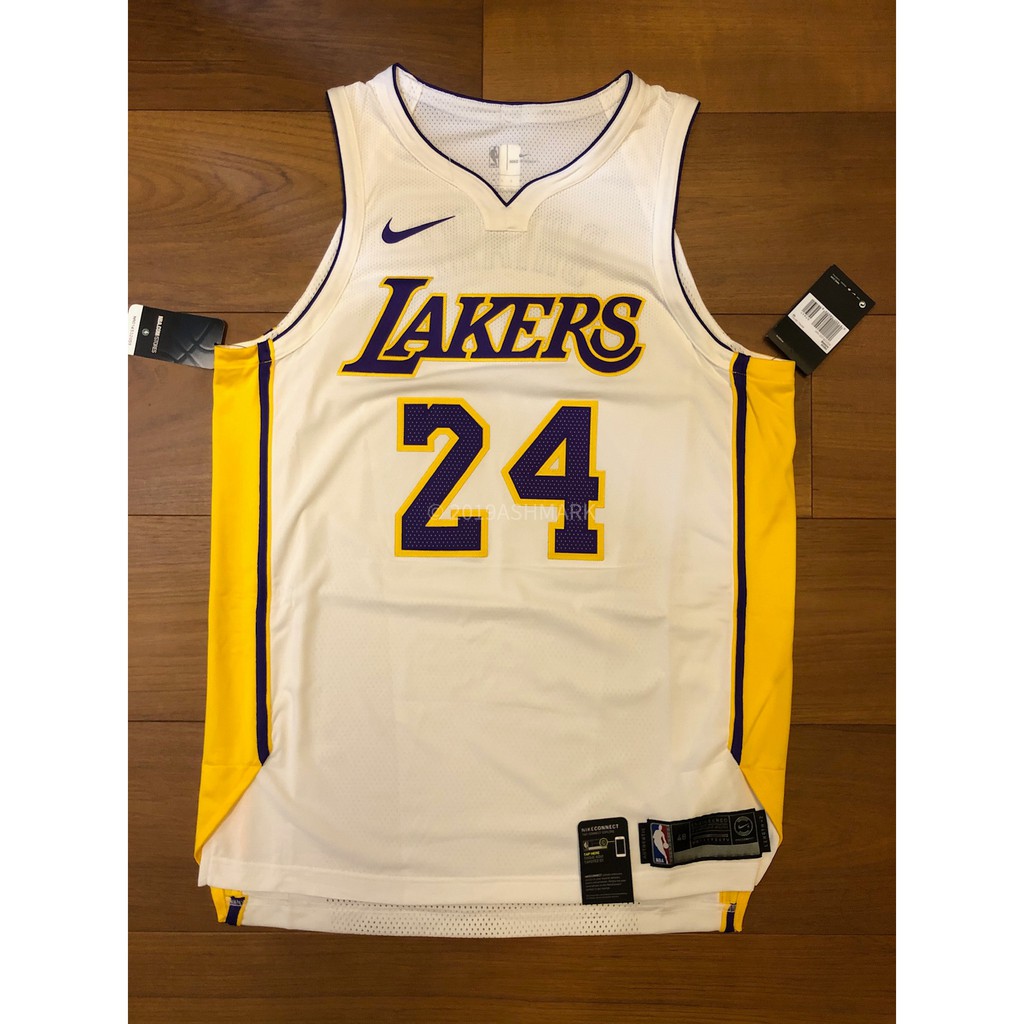 『NBA球衣』Nike Authentic Kobe Bryant Lakers 湖人假日白 球員版球衣
