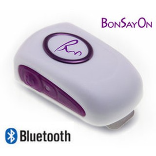 BonSayOn H501精靈二重奏骨傳導(喉振式)專利抗風切聲藍牙耳機-科技白＊NCC 認證字號 CCAE14LP06