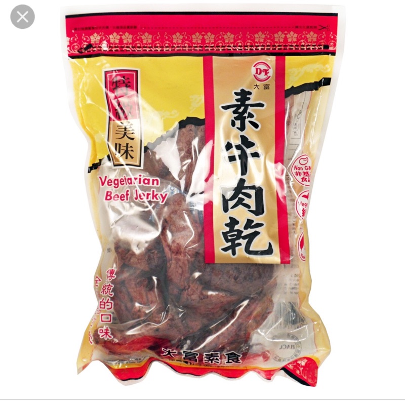 大富素牛肉乾 600g