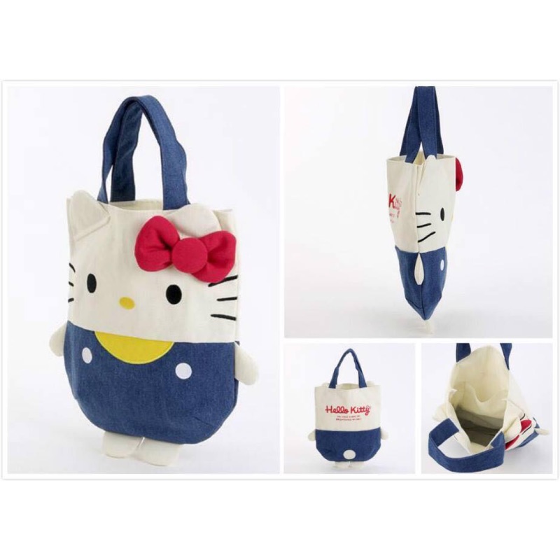 Hello Kitty 全身造型帆布手提包