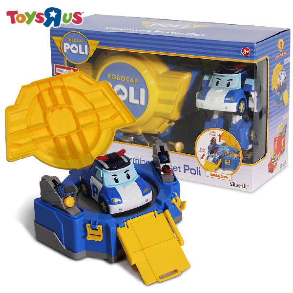 Robocar Poli波力救援小英雄 LED變形手提基地系列-波力 ToysRUs玩具反斗城