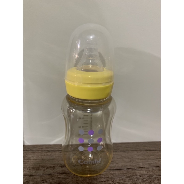 Combi母乳力學PES奶瓶-150ml 黃