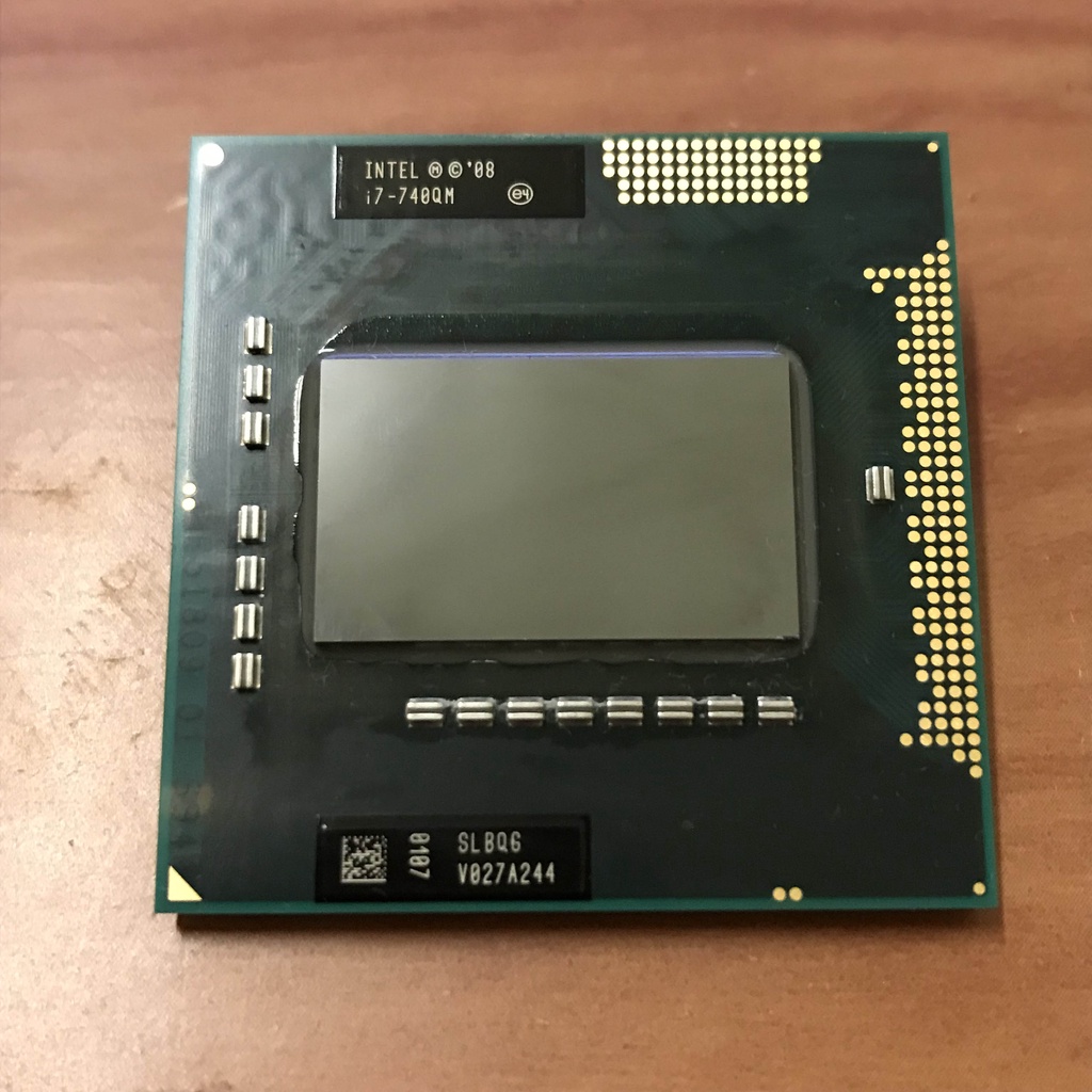 原廠 Intel i7 740QM cpu  / I7 740qm cpu (Laptop use)