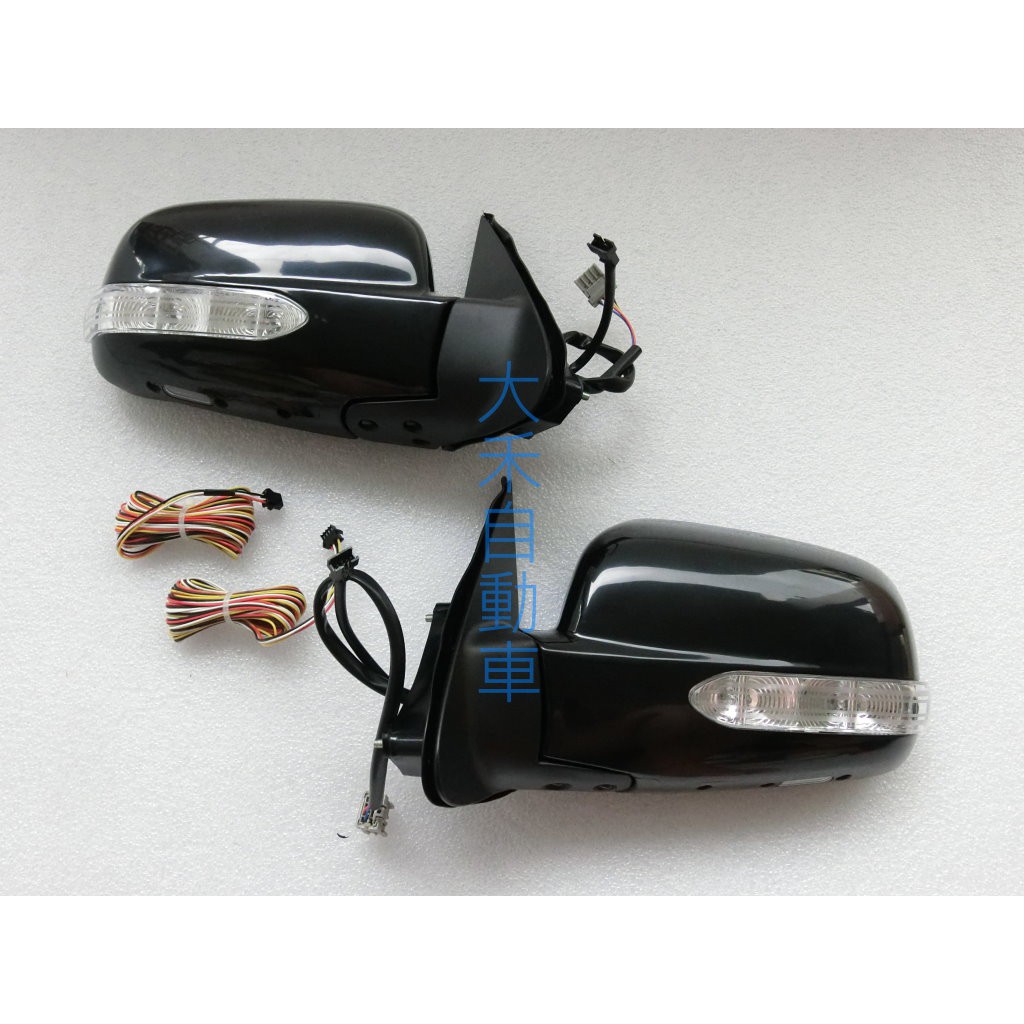 大禾自動車 LED 電動折疊 帶燈 後視鏡 未烤漆 適用 HONDA CRV2 CRV 2代 02~06