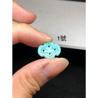 Mix能量水晶-高瓷綠松石配件-中國結