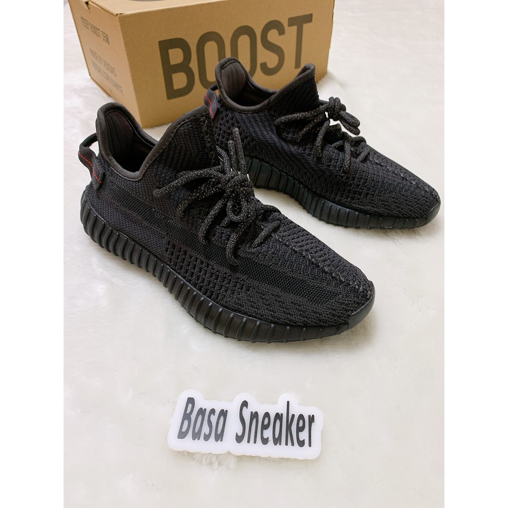 ADIDAS Yeezy Boost 350 V2 Black Refective 黑天使鞋帶反光 FU9006