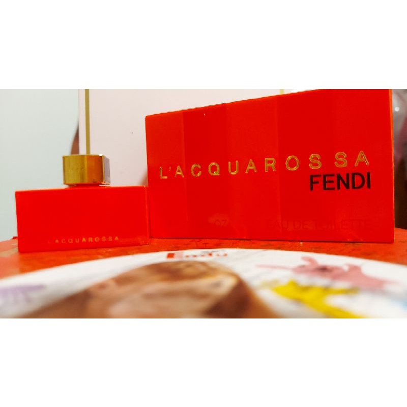 FENDI芬迪  L'ACQUAROSSA 紅色魅力女性小香水 (沾式）