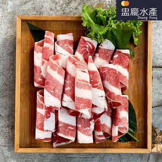 【盅龐水產】牛培根肉片(500g) - 500g±5%/包【烤肉/熱炒/火鍋】