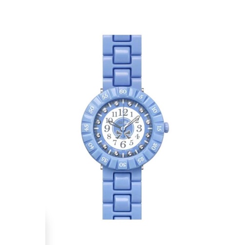 swatch 兒童錶品牌FlikFlak 瑞士錶 時鐘教學錶  FCSP048-std  男女童防水手錶