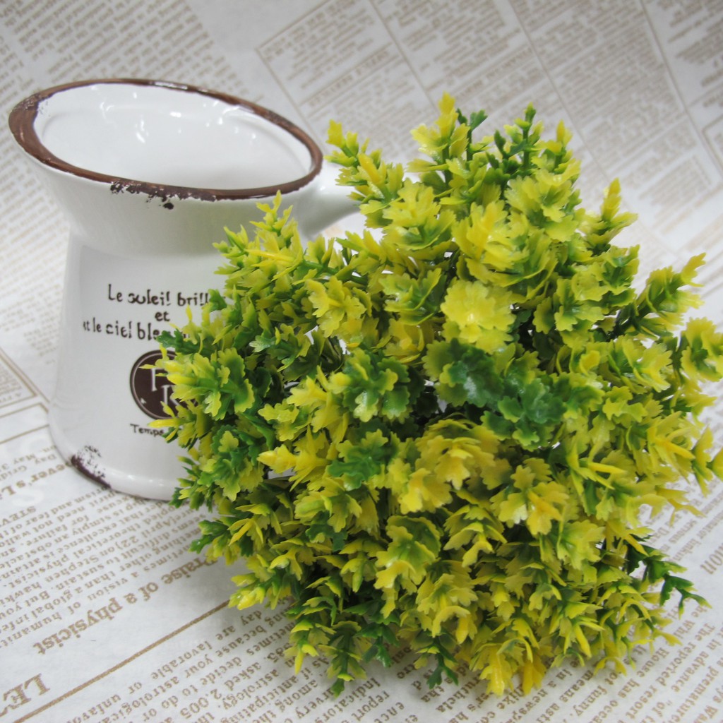 樂提小舖 052 三角草3色裝飾小草仿真植物裝飾植物zakka 生活雜貨仿真草野餐裝飾草塑膠草 蝦皮購物