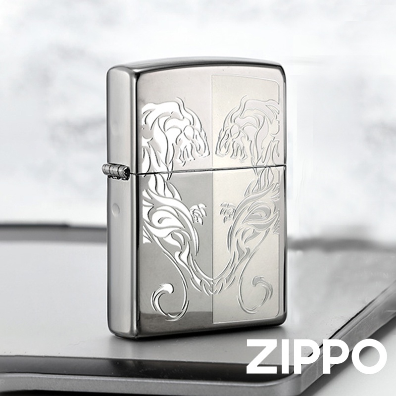 ZIPPO 雙生黑豹防風打火機 韓國設計 官方正版 現貨 限量 禮物 送禮 刻字 客製化 終身保固 ZA-1-58B