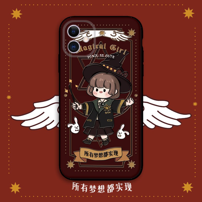 魔法陣少女創意6小米10蘋果11軟5nova7se華為pp30p40pro榮耀9x全包4xr8plus手機殼xs 蝦皮購物