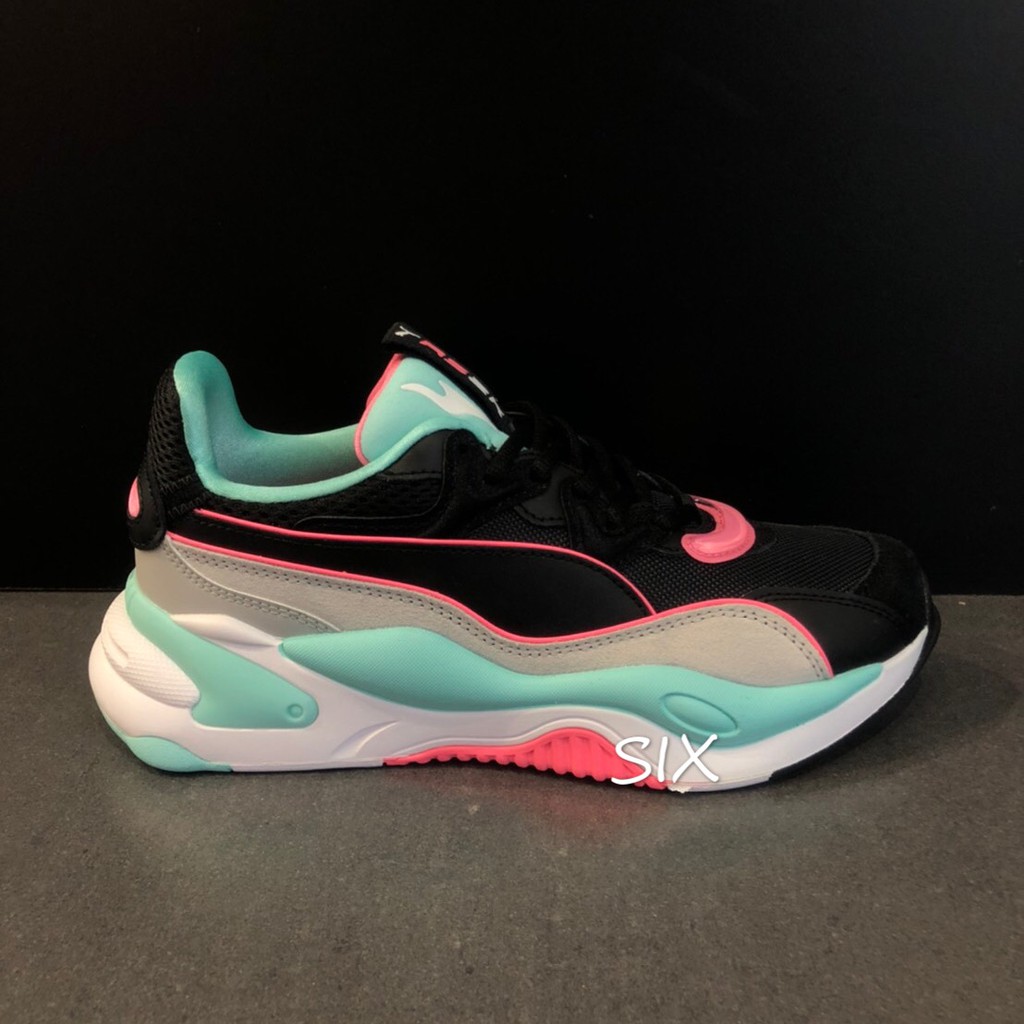 @SIX@PUMA RS-2K MESSAGING 黑馬卡龍 運動 休閒鞋 女鞋 372975-04