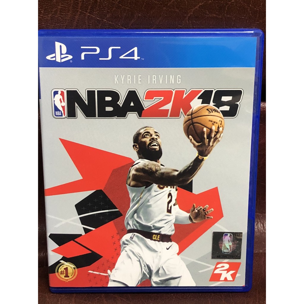 NBA 2K18 2018 中文版 KYRIE IRVING 封面 PS4 遊戲 二手