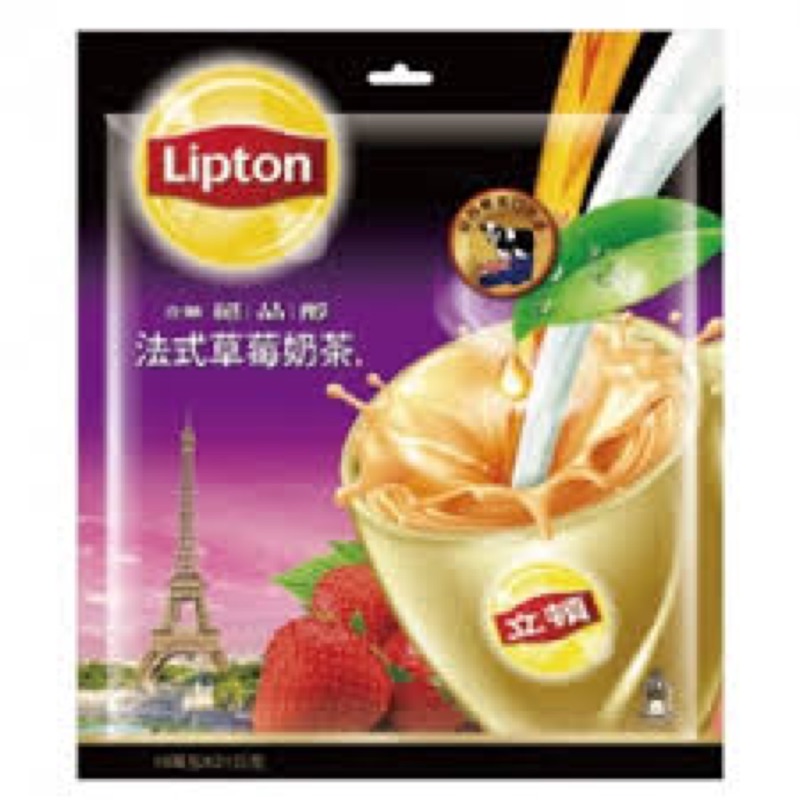立頓-絕品醇法式草莓奶茶(21g x15入/包)