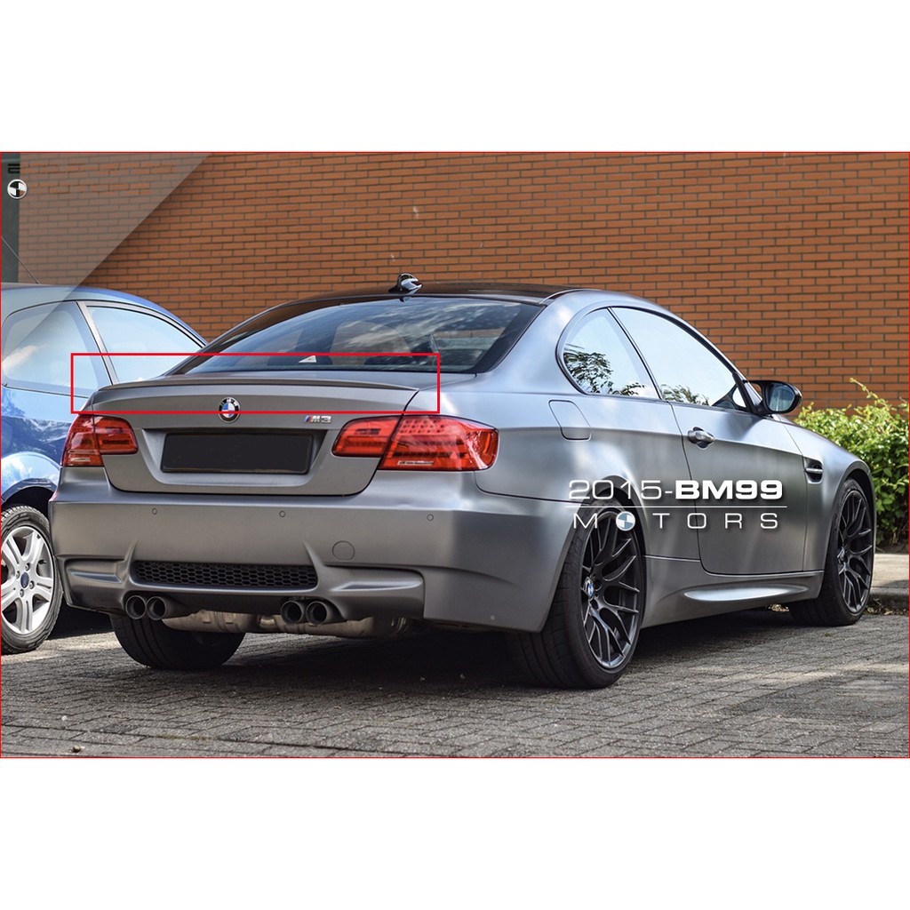BMW E92 尾翼 M3 樣式 325i 328i 335i M3 素材 烤漆 碳纖