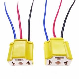H4 母插座連接器 適配器 燈泡底座線束 耐高溫汽車大燈接線配件