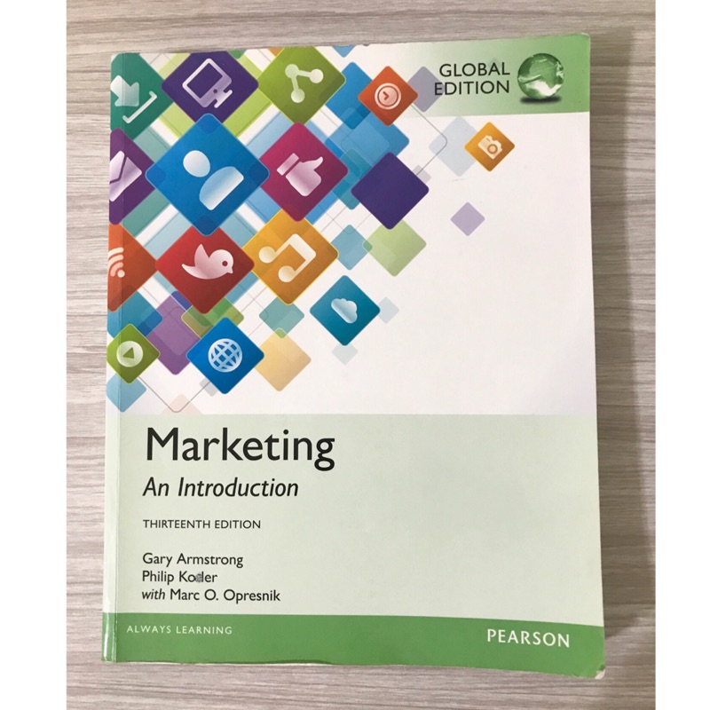Marketing An Introduction 13 edition 行銷