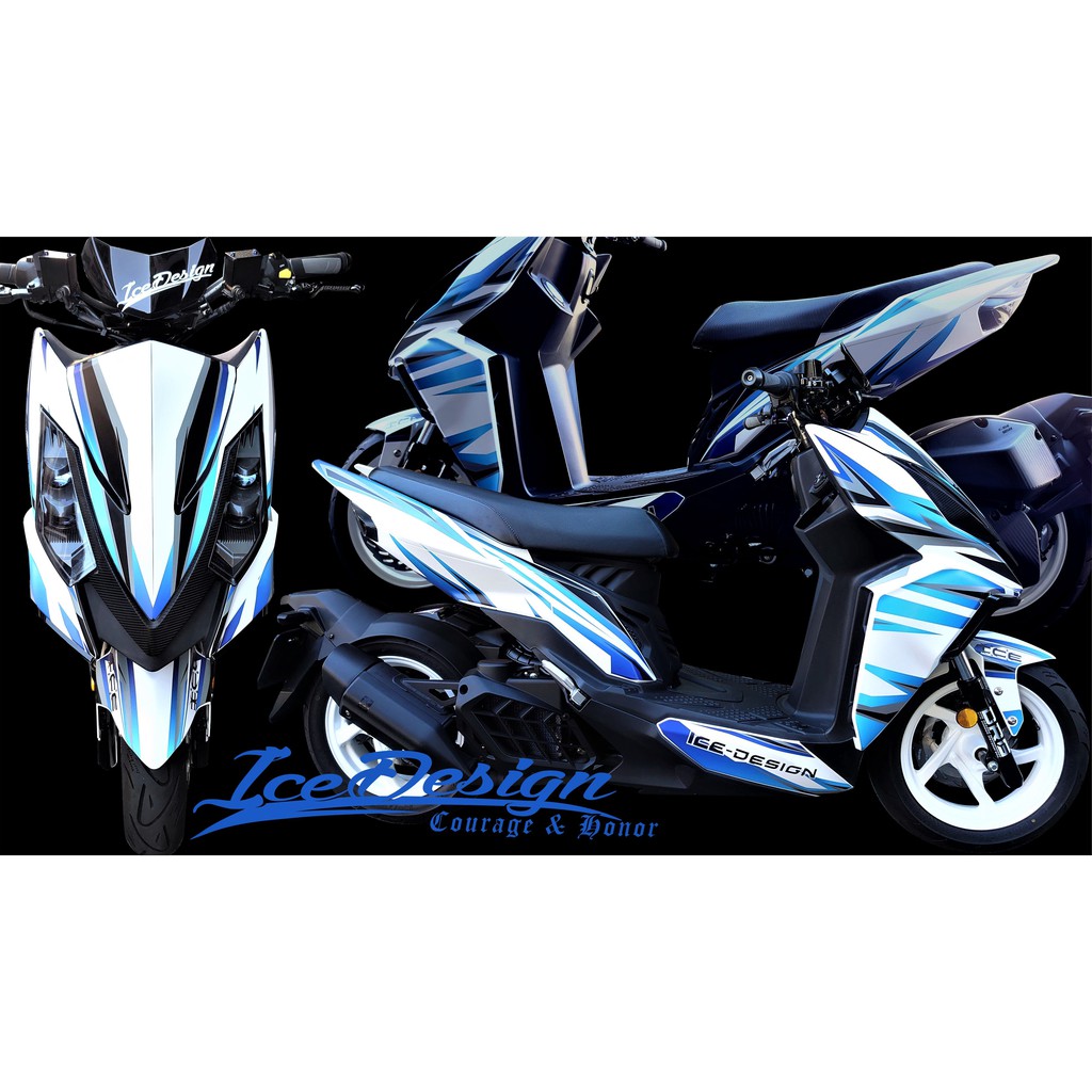 Ice彩繪drg 機車公版全車彩貼圖案 4000 Diy一組 可改顏色 蝦皮購物