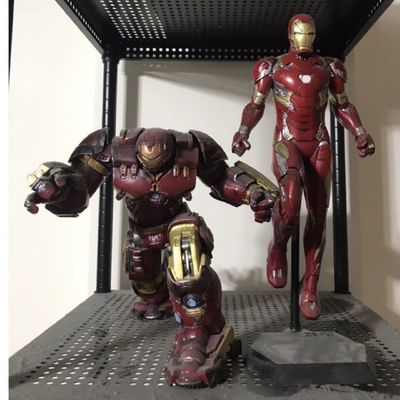 Crazy toys 浩克毀滅者 hulkbuster 鋼鐵人Mk46 拆擺品