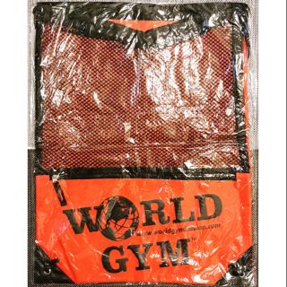 📣蝦咪攏屋 World Gym 健身 運動 束口袋 背包 !!!