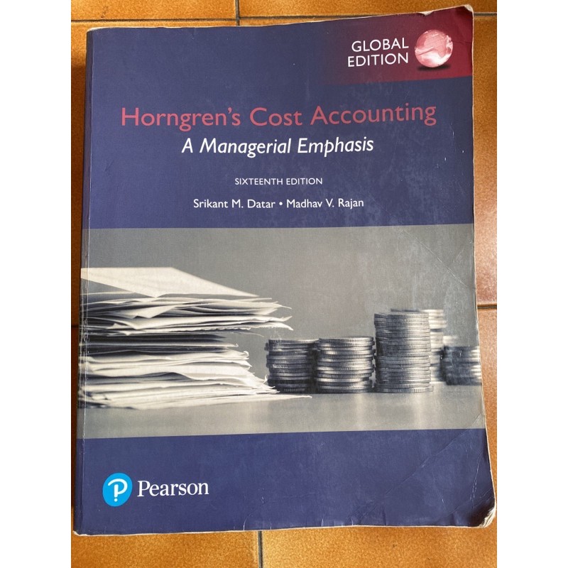 成本會計原文書Horngren's Cost Accounting: A Managerial Emphasis